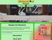 Tablet Screenshot of mousepawgames.com